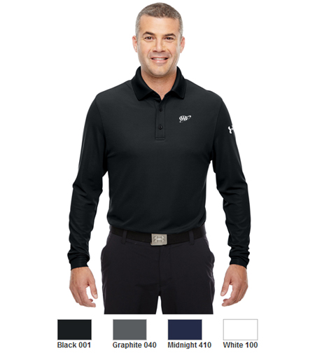 under armour men's long sleeve golf performance polo 2.0